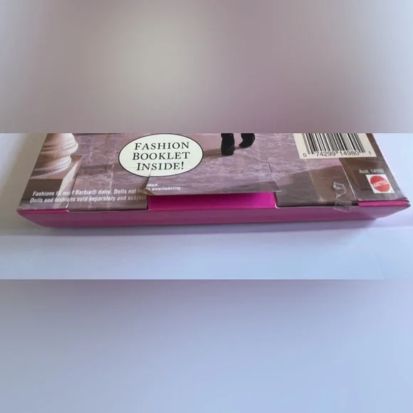 Barbie Fashion Avenue Teal Jacket Skirt Set Gold Belt Heels Mattel 14980 NRFB - Picture 4 of 4